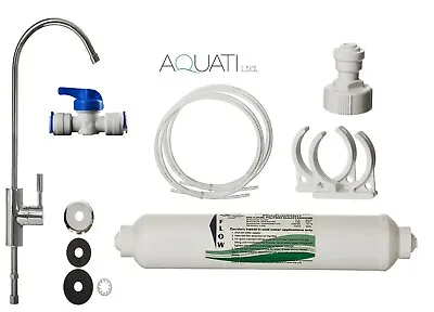 Aquati Compact Deluxe Tap Drinking Water Filter Set Faucet & Accessories • £32.95