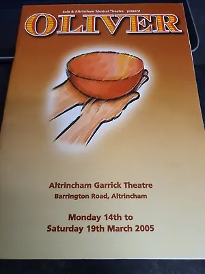 £8.90 • Buy Garrick Playhouse Altrincham Souvenir Programme Oliver 2005