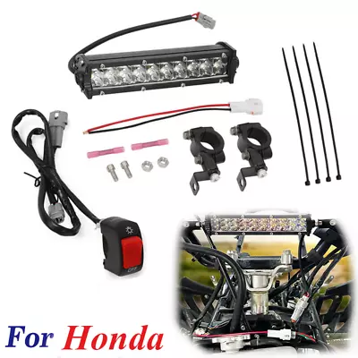 LED Headlight Bar & Switch Kit For Honda TRX450R 250X 300EX 400EX 90X 700X New • $54.99