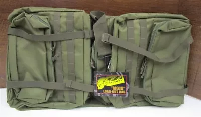 VOODOO TACTICAL 15-9685 Mojo Load Out Bag W/ Backpack Straps Army Green NEW • $169.99
