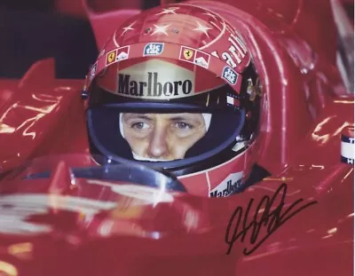 MICHAEL SCHUMACHER Signed Ferrari FORMULA 1 Photo 8.5 X 11 Reprint • $13.99