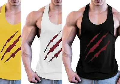 Men Gym Muscle Sleeveless Shirt Tank Top Bodybuilding Sport Fitness Workout Vest • $13.99