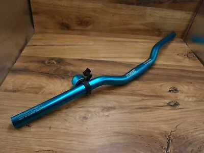 Riser Handlebar Humpert Race Power Downhill + ACOR Bike Bell Blue Anodized • $35