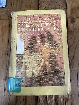 Alfred Hitchcock & Three Investigators MYSTERY Of The Silver Spider ExLibrary HC • $10.99