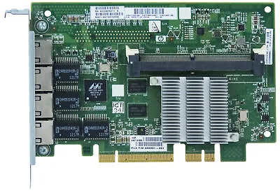 HP 491838-001 NC375i QUAD PORT NIC ADAPTER PCIe X8 • £85.20