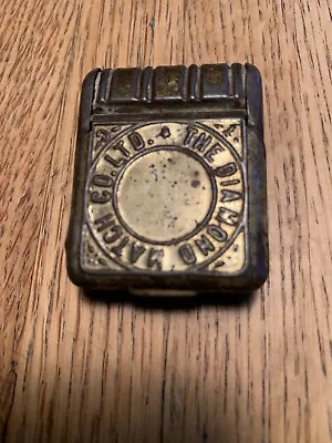 $19.99 • Buy Civil War Soldier's Knapsack Diamond Match Safe