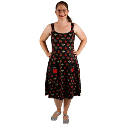 $65 • Buy In The Garden Ladybug Butterfly Bee Pinafore Dress