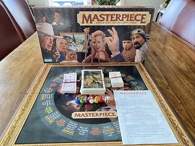 Vintage Masterpiece Classic Art Auction Board Game 1996 Parker Brothers Complete • $35