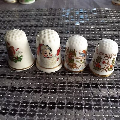£4.99 • Buy Set Of Christmas Thimbles