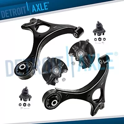 Front Steering Knuckles Lower Control Arms Ball Joints For 2006-2011 Honda Civic • $223.65