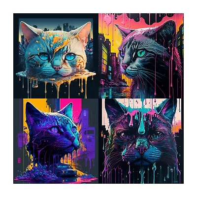 £0.01 • Buy City Cats #1 Street Urban Art Print By Chris Boyle Artist Proof 1/2