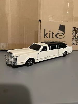 Majorette 9.1” LINCOLN LIMOUSINE 1996 White DIECAST 1/32 Toy Car No:3045 • £13