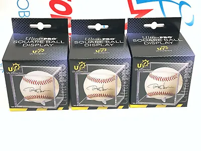 (3) ULTRA PRO BASEBALL CUBE UV PROTECTED Baseball Display Case Clear NEW • $22.97