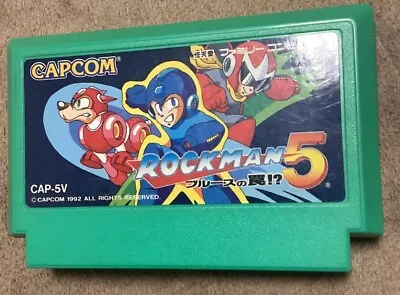 Rockman 5 MegaMan NES FC Nintendo Famicom Japanese Version Rock Man Mega Man • $15.51