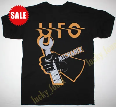 Vintage UFO Band Mechanix Black Shirt JH29167 • $17.99
