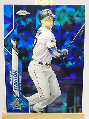 Giancarlo Stanton 2020 Topps Chrome Update Sapphire Edition #U-229 Miami Marlins • $2.25