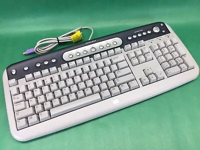 HP PS/2 Keyboard 104-key Windows Silver Wired 5185-1596 Pavilion - VERY CLEAN • $35