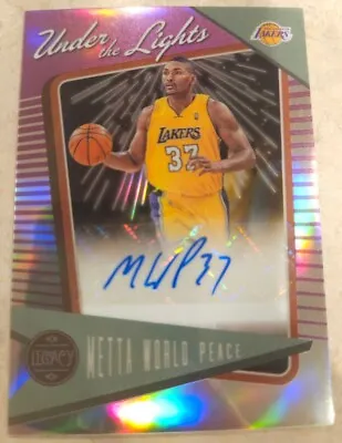 Ron Artest Metta World 🌎 Peace⚡️2022-23 Chronicles Legacy Under Lights Auto /49 • $25