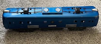 Vintage 19  DAIYA Japan Blue Tin Passenger Train Car  - ED 7195 - Light Breeze • $29.99