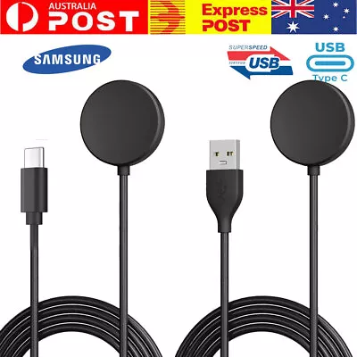 Samsung Galaxy Watch 6 5 4 3 Wireless Charger Cable Magnetic USB Type C Active • $7.59