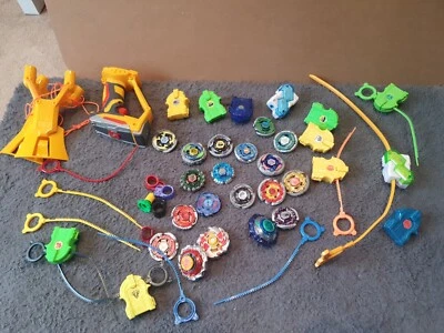£99.99 • Buy Beyblade Original Lot Collection Bundle Hasbro Takara With Launchers/Rippers 