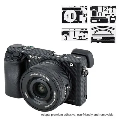 $17.59 • Buy Anti-Scratch Camera Body Protective Film Cover For Sony A6000 +16-50mm Lens