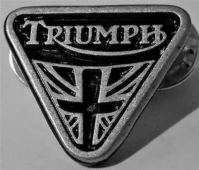 £4.95 • Buy New Superb Quality Triangle Triumph Motorcycle Pin Biker Badge