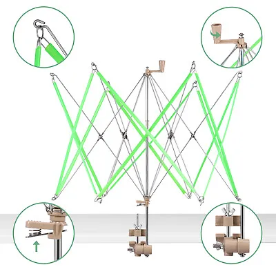 Yarn Ball Winder Umbrella Yarn Swift Knitting Winder Tools Wool Yarn UK- • £18.99