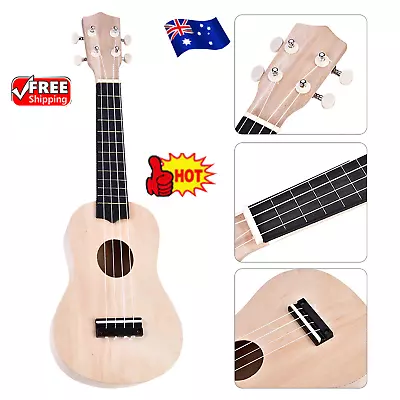 21'' Unfinished DIY Ukulele Ukelele Uke Kit Basswood Body For Ukulele Lover Au • $27.04