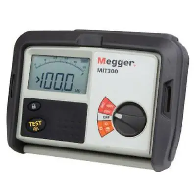 1x MIT300 Megger Insulation & Continuity Tester 500V DC 999M Ohm CAT III 600V • £299.99