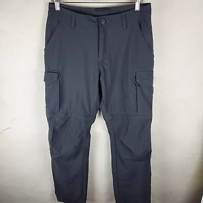 £29.99 • Buy Bergans Men's Small Holte Zip-off Hiking Trousers Grey Trekking Outdoors