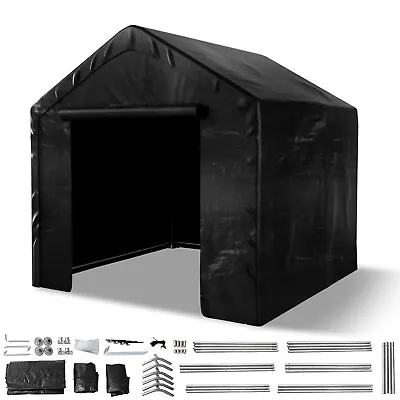 Outdoor Storage Shelter 6x6x6ft 72  Depth Instant Waterproof Storage Tent Sheds • $139.99