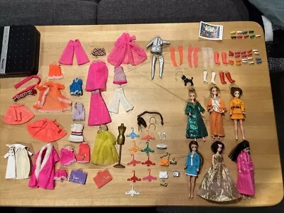 Vintage Topper Dawn Doll -Mixed Lot Of Dolls And Accessories ~ 1970s • $349.99