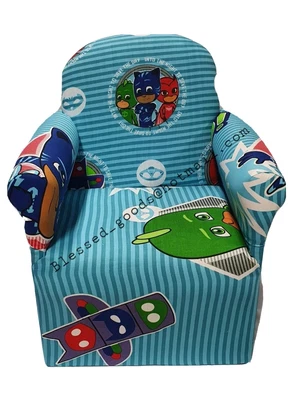 Kids Childrens Chair Armchair Baby Sofa Seat Fabric Upholstered Playroom • £32.99