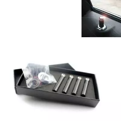 Car Accessories Interior Door Lock Knob Set Pull Pins Knobs Button Carbon Fibre • $16.80