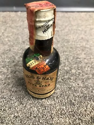 Vintage Minature Airline Alcohol Bottle Haig & Haig Product Of Scotland • $5