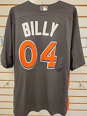 Billy The Marlin VINTAGE Miami Marlins AUTHENTIC Black BP Jersey Adult XXL NWOT • $17.99