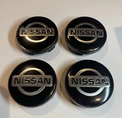 Nissan Black Wheel Center Caps 60mm 4pc 350Z 370Z S15 S13 Cap • $45