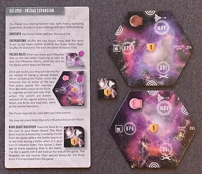 Eclipse: Pulsar Expansion - Board Game Expansion - Complete • $10.90