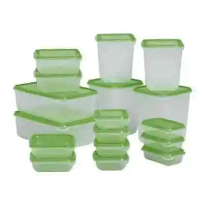 $50.35 • Buy PRUTA Plastic Food Storage Container Vacuum Seal Set Of 17 IKEA
