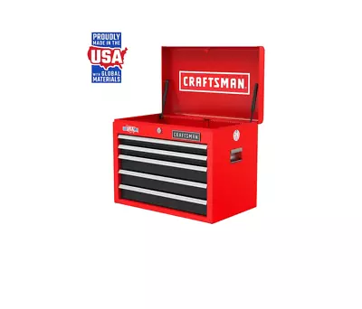  Craftsman 2000 Series 26-In W X 19.75-In H 5-Drawer Steel Tool Chest (Red) New. • $149.99