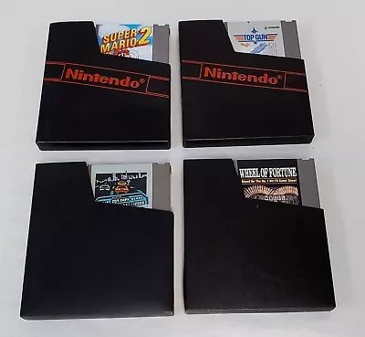 I-296 Vintage Nintendo Nes Game Lot Super Mario 2 Rad Racer Top Gun & More • $9.99