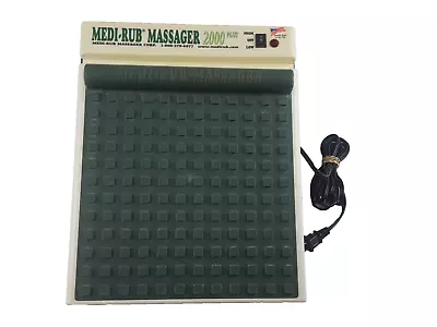 Medi-Rub Massager 2000 Plus MR-3F 2 Speed Vibrating Foot Massager Made In USA • $65