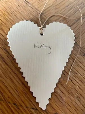 East Of India Heart Gift Tags Wedding X20 Craft Gift Paper String • £20