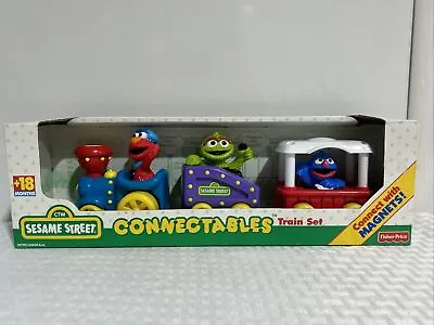 Fisher Price Sesame Street Train Set Connectables  Brand New Sealed Vintage 1999 • $52.99