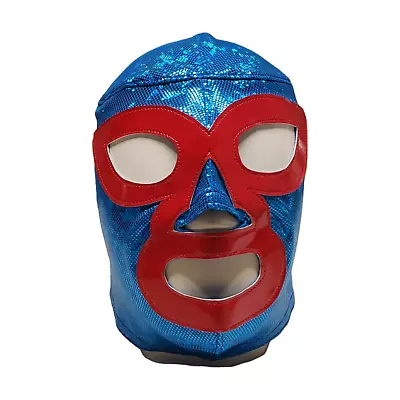 NACHO LIBRE Semi-Pro Wrestling  Size: Adjustable Lycra Color: BLUE • $45