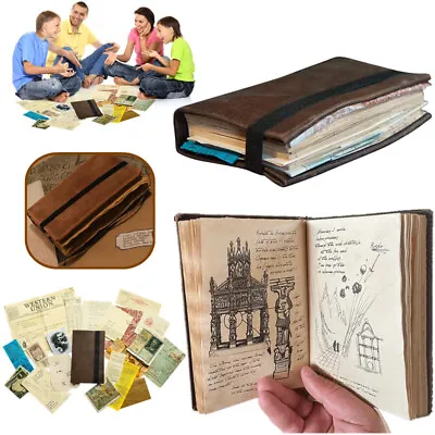 Indiana-Jones Grail Diary Prop Diary Hidden Precious Collect Decor Xmas Gifts • $29.60