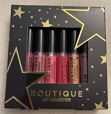 Boutique Lip Hoarder Moisturising￼ Plumping HOLOGRAPHIC LIP & EYE TOPPER Set Uk • £7.99