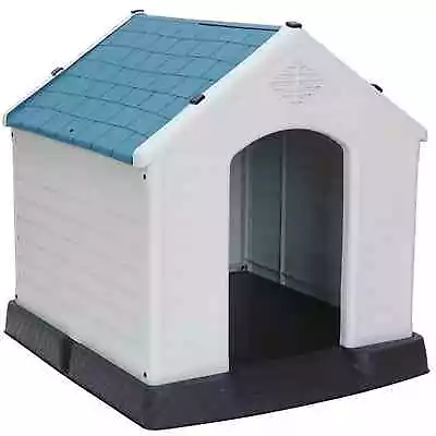 Blue Roof Insulated Dog House Medium Waterproof  Shelter Indoor Outdoor Dog Home • $167.90