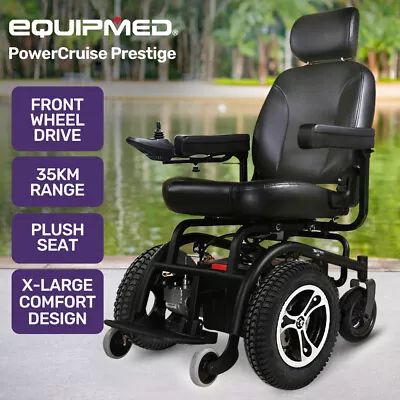 EQUIPMED Front Wheel Drive Power Electric Wheelchair 35km Longe Range Chair • $2406